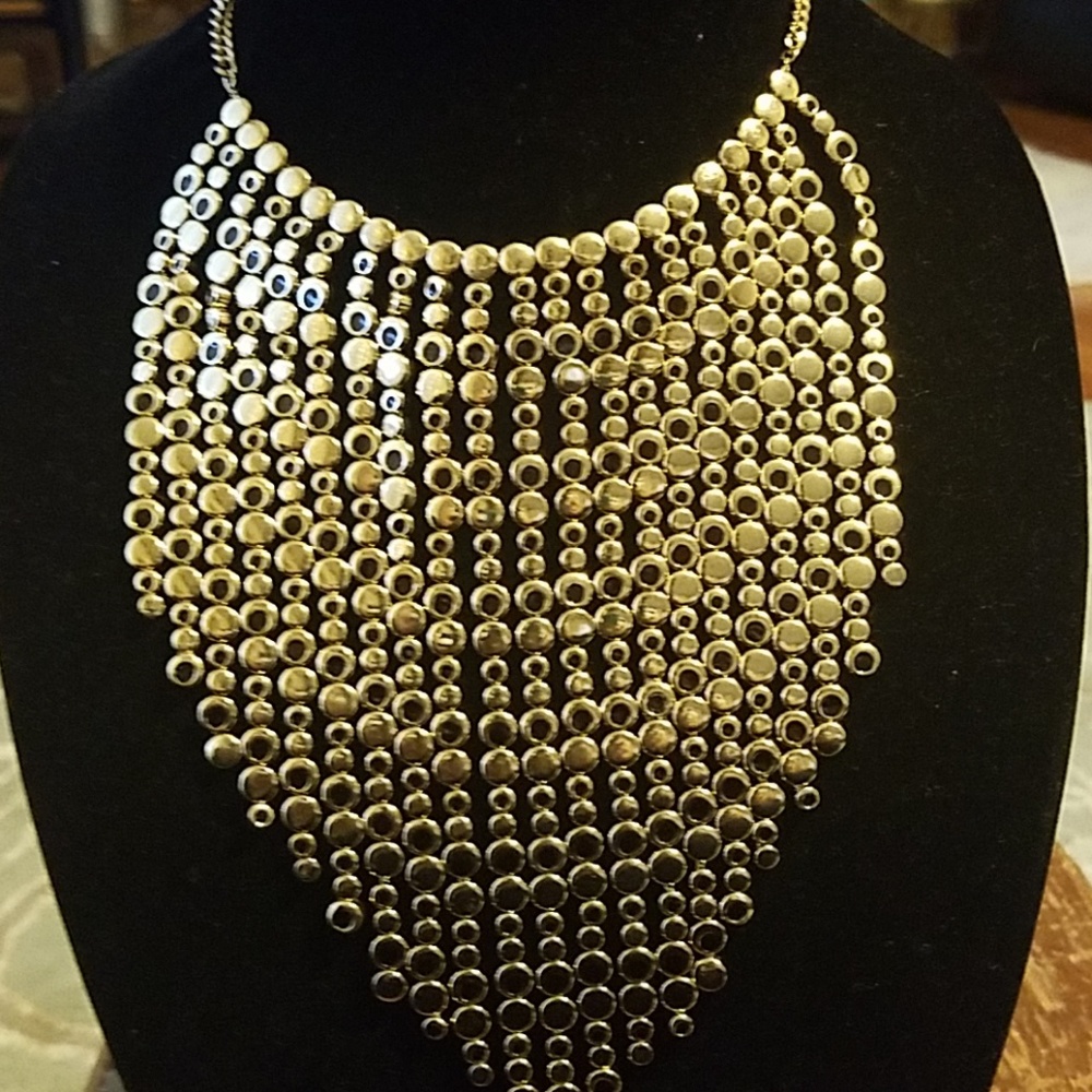 Madame Goldtone adjustable necklace